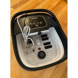 Collapsible Foot Spa with Heat, Bubble, Red Light, and Temp Control